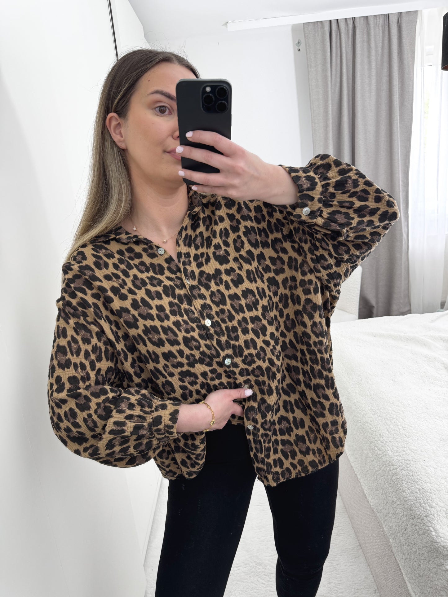 Leo Musselin Bluse