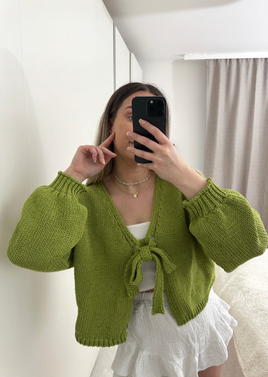 Cardigan big schleifi