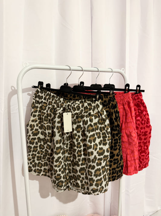 Musselin Shorts leo