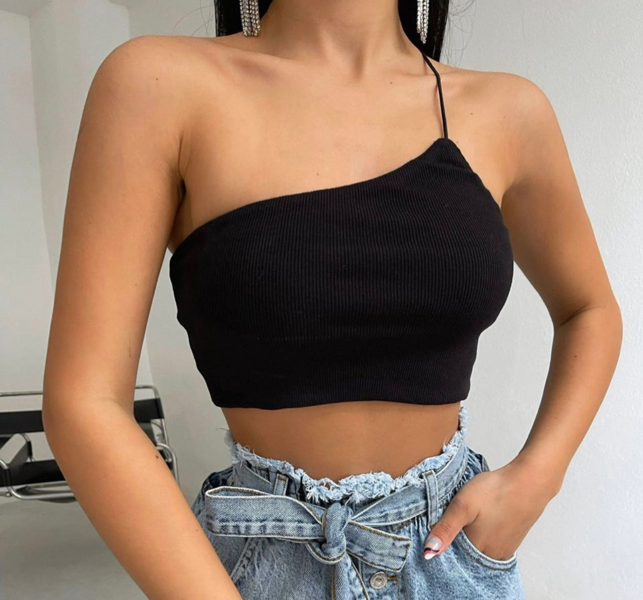 Crop top askili